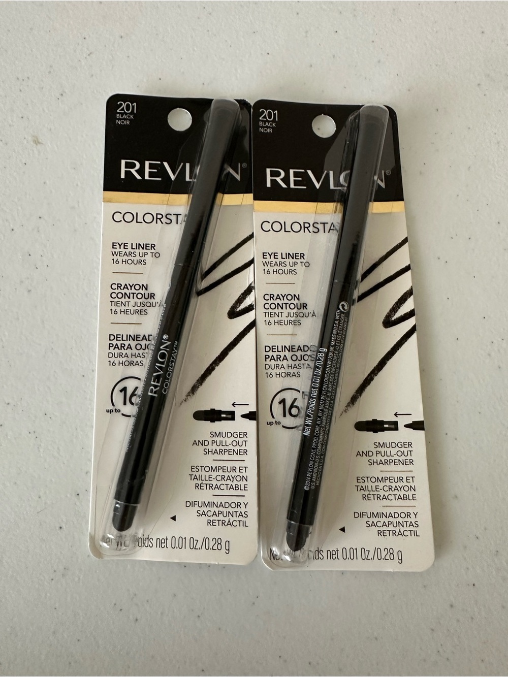 Revlon eyeliner Black Set of 2/NEW